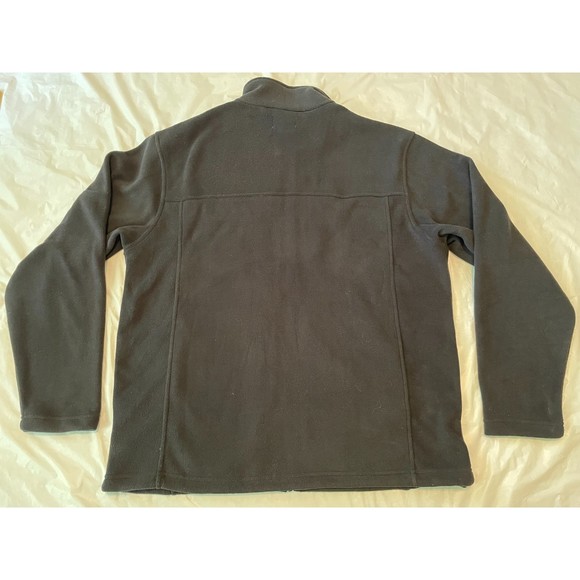 Bass Pro Shops Men's Full Zip Fleece Drawstring Waist Black Size L - Picture 4 of 5